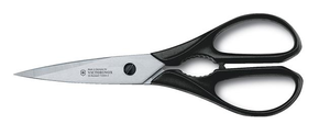 Nożyce kuchenne, ostrza 20 mm, czarne | VICTORINOX, 7.6363.3