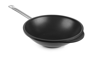 Patelnia Wok 320 mm, czarna | HENDI, 839010