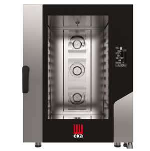 Piec konwekcyjno - parowy, elektryczny, 10x600x400, 15.5 kW, 400 v, 850x970x1130 mm, inox | EKA, Millennial Black Mask