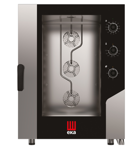 Piec konwekcyjno - parowy, elektryczny, 10x600x400, 15.5 kW, 850x1035x1130 mm, inox | EKA, Millennial Smart