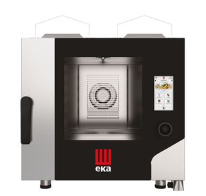 Piec konwekcyjno - parowy, gazowy, 5xGN 1/1, 9.3 kW, G20, 730×850×800 mm, inox | EKA, Millennial Touch Screen