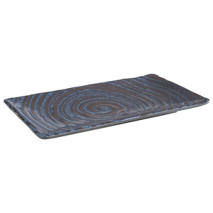 Taca z melaminy, 235x135x15 mm, niebieska, szara | APS, 85025