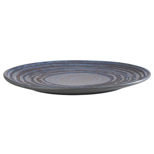 Talerz z melaminy, 220x20 mm, niebieski, szary | APS, 85027