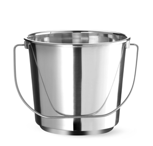 Wiadro ze stali nierdzewnej 10 l, 278 mm, inox | HENDI, 516768