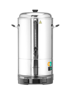 Zaparzacz do kawy o podwójnych ściankach 10 l, inox, czarny | HENDI, 211205