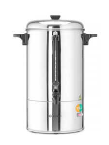 Zaparzacz do kawy o pojedynczych ściankach 10 l, inox, czarny | HENDI, 208106