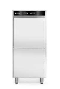 Zmywaka z dozownikiem detergentu i pompą spustową, 7,1 kW, 595x730x1340 mm, inox | HENDI, 236574