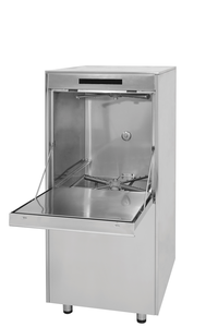 Zmywaka z dozownikiem detergentu i pompą spustową, 7,1 kW, 595x730x1340 mm, inox | HENDI, 236574