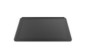 Blacha aluminiowa perForowana nieprzywierająca do wyrobów cukierniczych i piekarniczych, GN 1/1, 15 mm | UNOX, Foro.Black