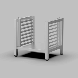 Podstawa do pieca wysoka otwarta z prowadnicami bocznymi, 750x563x753 mm | UNOX, Evereo