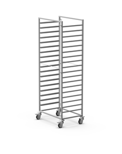 Wózek transportowy do blach, 18x 600x400, 726x495x1701 mm | UNOX, Linemiss, Linemicro