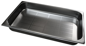 Pojemnik gastronomiczny GN 1/1 perforowany, 20 l, 530x325x150 mm, inox | REDFOX, GND - 1/1-150