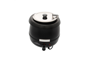 Kociołek na zupę 0,5 kW, 8 l, 340x360 mm, czarny | REDFOX, KNP - 1