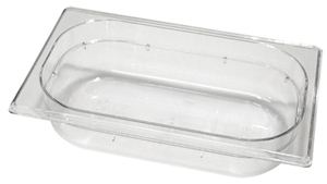 Pojemnik gastronomiczny GN 1/3, 5,4 l, 325x176x150 mm, przezroczysty | REDFOX, GNP - 1/3-150