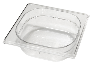 Pojemnik gastronomiczny GN 1/6, 1 l, 176x162x65 mm, przezroczysty | REDFOX, GNP - 1/6-65