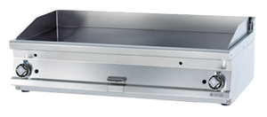 Płyta grillowa gazowa, ze stali nierdzewnej, gładka, ryflowana, 21 kW, 1200x700x280 mm, inox | RMGASTRO, FTLRT - 712 G