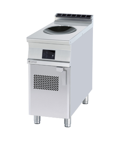 Kuchnia indukcyjna Wok 1-płytowa, 5 kW, 400x900x900 mm, inox | RMGASTRO, PCIW - 94 ETD
