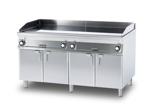 Płyta grillowa elektryczna, ze stali nierdzewnej, gładka, 30 kW, 1600x900x900 mm, inox | RMGASTRO, FTL - 916 ET