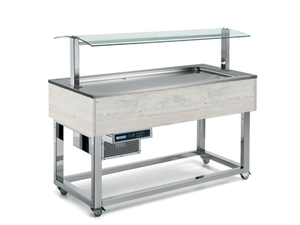 Witryna chłodnicza, 6x GN 1/1, 2144x650x1288 mm | REDFOX, 00027215