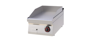 Płyta grillowa elektryczna, ze stali nierdzewnej, gładka, 9 kW, 800x700x330 mm, inox | REDFOX, FTH 70/08 E