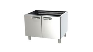 Podstawa z drzwiami 400x655x590 mm, inox | REDFOX, P 70/40 D