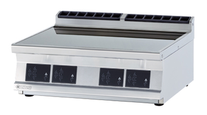 Kuchnia elektryczna indukcyjna 4-polowa top, 20 kW, 800x700x280 mm, 400 V, inox | RMGASTRO, PCIT - 78 ETD