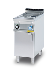 Bemar wodny z szafką elektryczny, 5.7 kW, 800x900x900 mm, 400 V, inox | RMGASTRO, BM - 98 ET