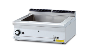 Bemar wodny gazowy, 6.5 kW, 800x900x280 mm, 230 V, inox | RMGASTRO, BMT - 98 G