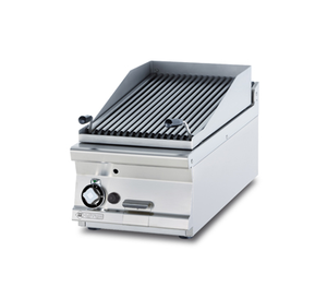 Grill lawowy gazowy, ze stali nierdzewnej, 24 kW, 800x900x280 mm, inox | RMGASTRO, CWT - 98 G