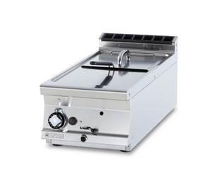 Frytownica gazowa jednokomorowa 13 l z kranem spustowym, nastawna, 12 kW, 400x900x280 mm | RMGASTRO, F13T - 94 G
