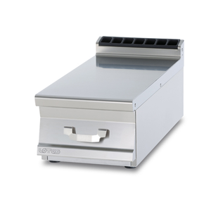 Płyta robocza z szufladą, 400x900x280 mm, srebrna | RMGASTRO, PLT - 94