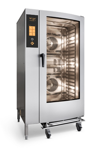 Piec konwekcyjno-parowy, elektryczny, iniekcyjny 20x GN 1/1, 37,1 kW, 948x879x1892 mm, inox | RETIGO, O 2011 i Plus