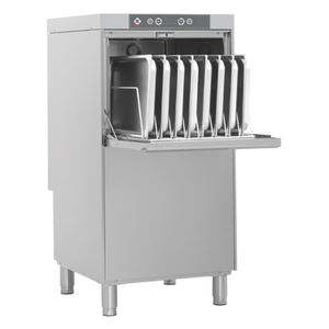 Zmywarka do tac, naczyń i garnków, 9.8 kW, 600x700x1290 mm, 400 V, inox | RMGASTRO, NT97P