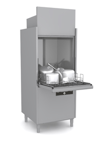 Zmywarka do garnków, 18.7 KW, 850x850x1960 (2274) mm, 400 V, z systemem rekuperacji, inox | RMGASTRO, S202 REC ABT