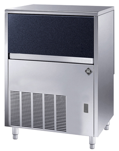 Kostkarka do lodu 72 kg/24 h, 0,65 kW, chłodzenie powietrzem, 738x600x1050 mm, 230 V, inox-czarny | RMGASTRO, IMC-6540 ADP