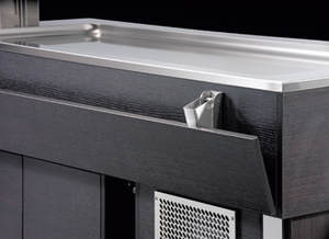 Półka pełna boczna, 650x320x10 mm, wenge | RMGASTRO, 00027003