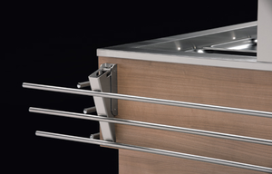 ﻿Półka z profili, nierdzewna, 1492x320x10 mm, inox | RMGASTRO, 00027008