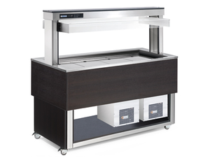 Witryna chłodnicza, 3x GN 1/1, 1169x650x1488 mm | RMGASTRO, 00027104