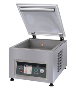 Pakowarka próżniowa 20 m³/h + gaz, 0.75 kW, 545x655x540 mm, 230 V, inox | RMGASTRO, ﻿VBD 20B SB