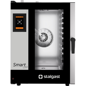 Piec konwekcyjno-parowy, gazowy, 11x GN 1/1, 20,65 kW, 790x960x1120 mm | STALGAST, Smart Cook
