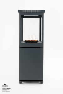 Lampa grzewcza gazowa z płomieniem kominek, 5 kW | SUNWOOD MARINO, PKT