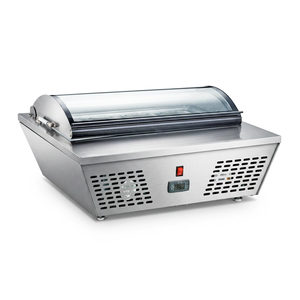 Witryna chłodnicza nastawna z 8 pojemnikami GN 1/6 100mm, 67 l, 767x612x328 mm | TECHNICA, Cold Line