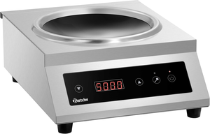 Wok indukcyjny, nastawny, 5 kW, 400x525x195 mm | BARTSCHER, 105929