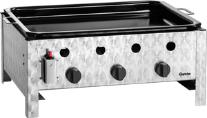 Stołowa patelnia gazowa, 10 kW, 705x560x275 mm | BARTSCHER, 1061933