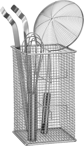 Kubek na sztućce ze stali szlachetnej 150x150x255 mm | BARTSCHER, 110692