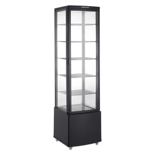 Witryna chłodnicza pionowa czarna, 4xLED, 270 l | TECHNICA, Cold Line Air