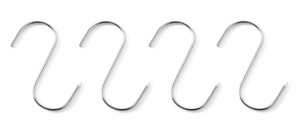 Haki rzeźnicze 110x5 mm, zestaw 4 szt. | HENDI, 513545