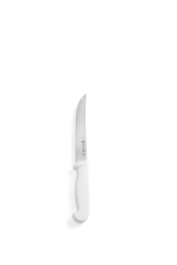 Nóż uniwersalny HACCP, szlif kulowy 230 mm, biały | HENDI, 842355