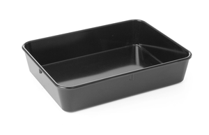 Pojemnik na mięso z melaminy 280x210x60 mm, czarny | HENDI, 568804