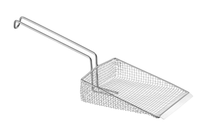 Szufla do frytek 160x210 mm | HENDI, 642504